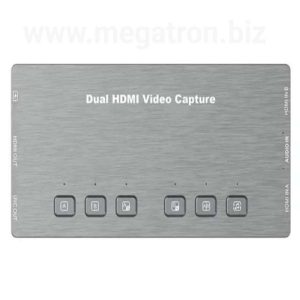 2 Channel HDMI Video Capture - 2x1 Live Streaming video switcher - Support PIP & Split Screen