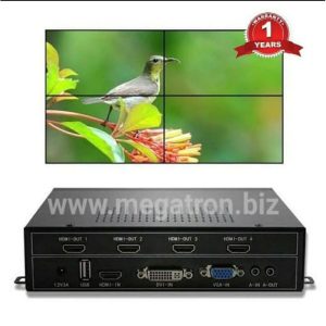2x2 HDMI Videowall Controller - Video wall 4 channel (input:HDMI, VGA, DVI, USB)