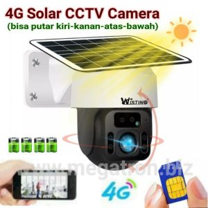 4G GSM Solar CCTV Camera (bisa putar kiri-kanan-atas-bawah) - Weatherproof