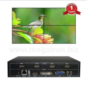 4K HDMI Video Wall Controller 2x2 ( Multi-input: VGA / DVI / HDMI / USB )