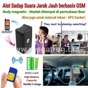 Alat Sadap Suara.Jarak Jauh Berbasis GSM - Bisa untuk melacak Lokasi juga - Battery Tahan Lama