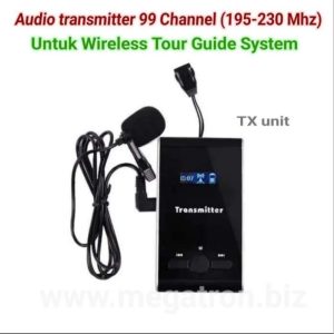 Audio Transmitter unit - 99 channel - Wireless Tour Guide System (195-230 Mhz)
