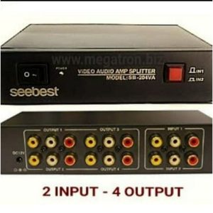 AV (RCA) Switcher Splitter Distributor (2 input - 4 output)