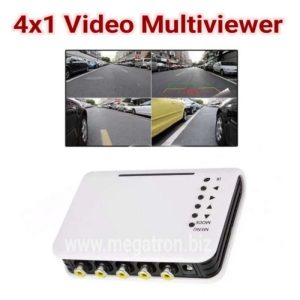 BNC / RCA Composite Quad Multiviewer 4x1 Switcher (pembagi layar)