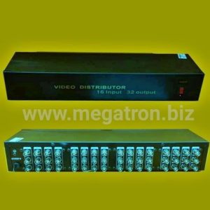 CCTV AHD/HD-CVI/HD-TVI Video Distributor amplifier 16 input -32 output