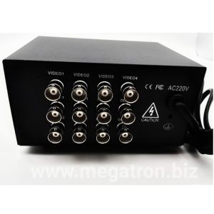 CCTV AHD/HD-CVI/HD-TVI Video Distributor amplifier 4 input - 8 output