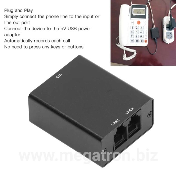 Digital Auto Telephone Recorder (Perekam Telepon)