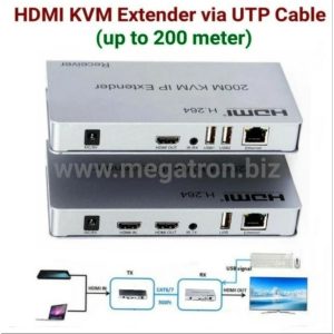 HDMI KVM USB (mouse + keyboard) Extender via UTP cable - up to 200 meter