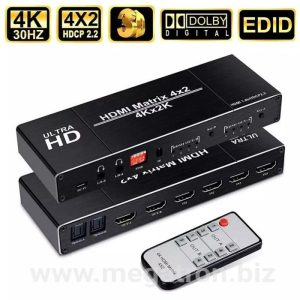 HDMI Matrix 4x2 (4-input & 2-output)