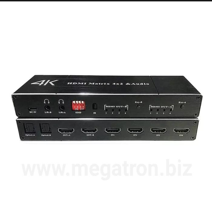 HDMI Matrix 4x2 (4-input & 2-output)