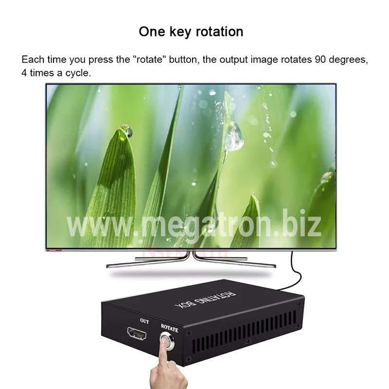 HDMI Video Rotating Box - Putar tampilan TV menjadi Vertikal (Portrait)