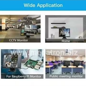 LED monitor 14 inch - input HDMI VGA - Ratio 4:3