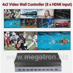 Paket 4x2 Video Wall Controller ( 8 x HDMI input)