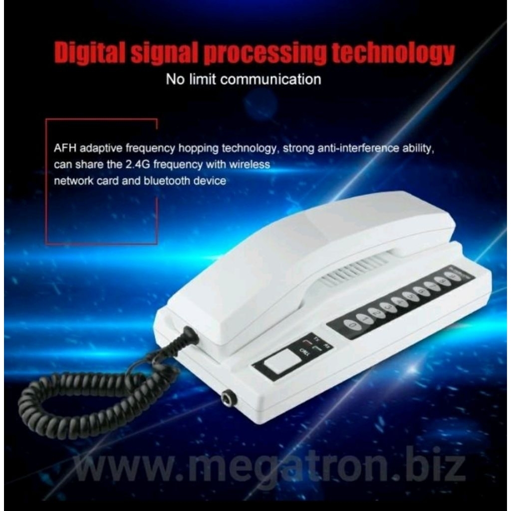 Paket Wireless Intercom 8 Titik - Bicara 2 arah tanpa bergantian