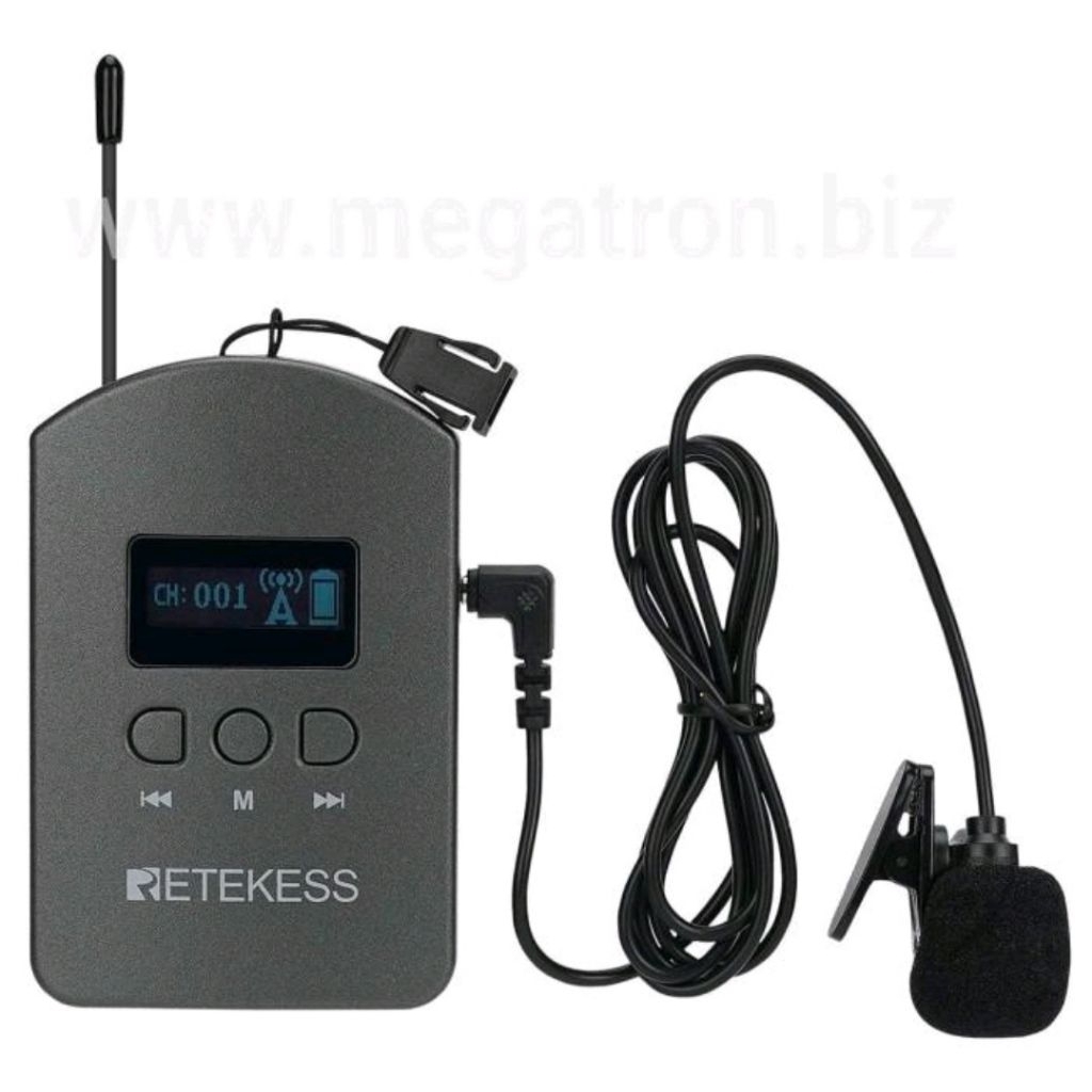 Paket Wireless Tour Guide System (1 Transmitter +10 Earhook Receiver)