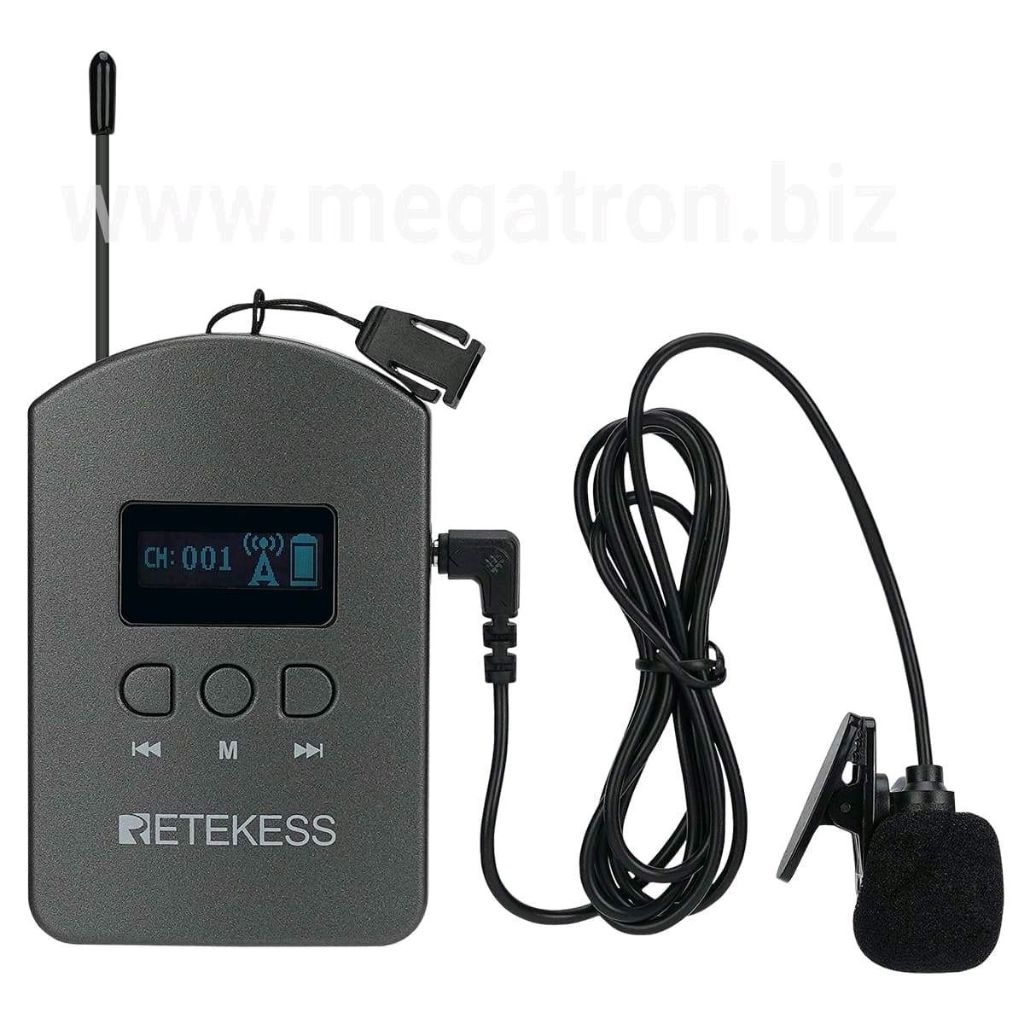 Paket Wireless Tour Guide System 25 Earhook Receiver + koper charging