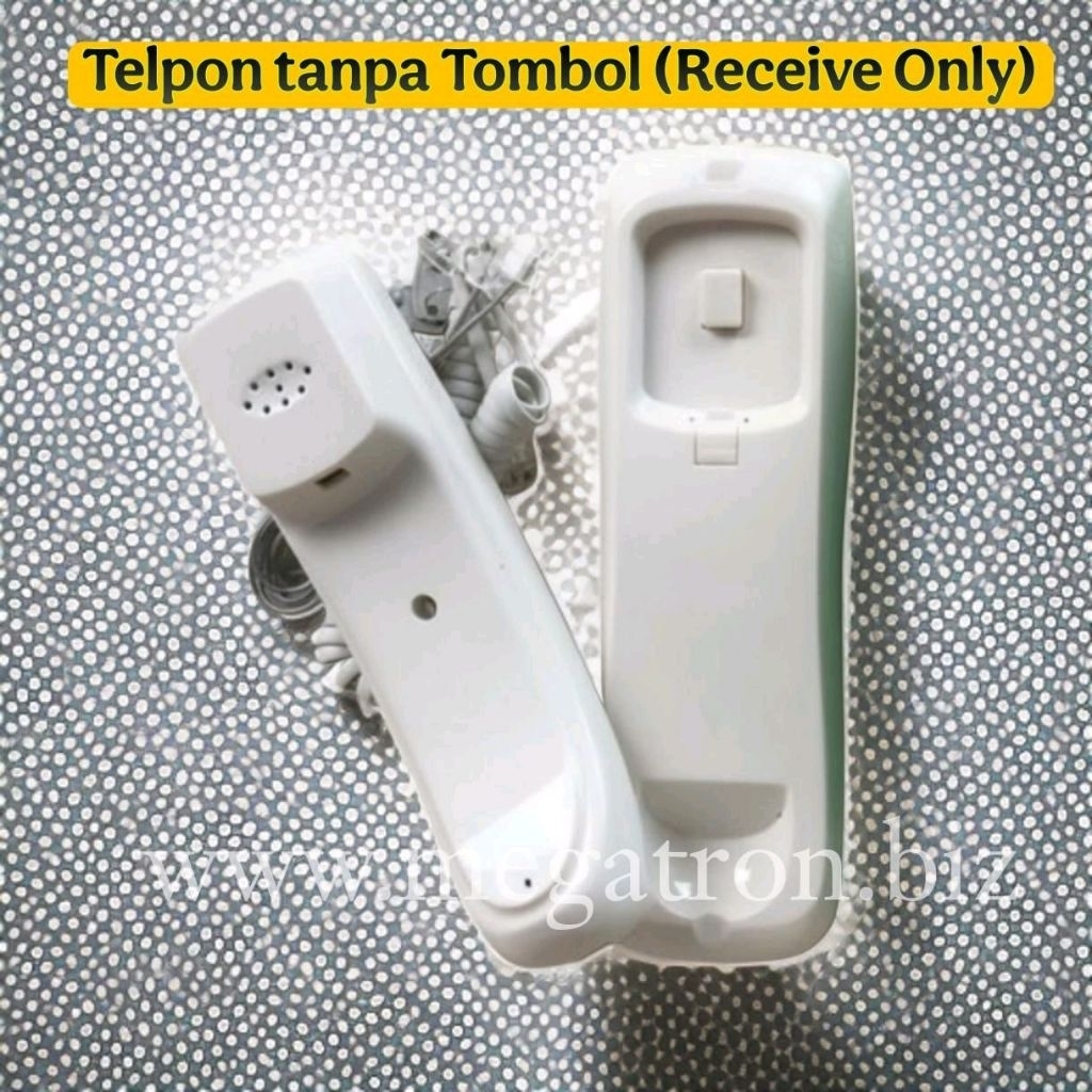 Pesawat Telpon Mini Tanpa Tombol - Receive Only Phone - Hanya terima