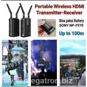 Portable Wireless HDMI Transmitter-Receiver - Cocok untuk Video Shooting - up to 100m