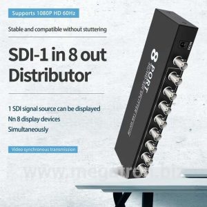 SDI splitter/Distributor 8 output (1x8) - Support SD/HD/3G-SDI