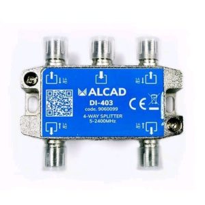 TV Splitter 4 Way - Merk ALCAD (Spanyol)