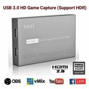 USB 3.0 HD Game Capture Live Streaming - support HDMI 2.0 4K HDR