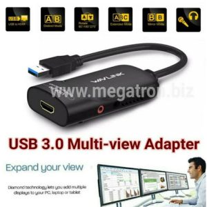 USB 3.0 Multiview Adapter - expand up to 6 monitor (support video wall)
