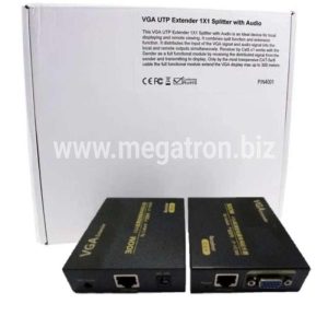 VGA + Audio Extender via UTP cable (RJ-45) - up to 300 meter