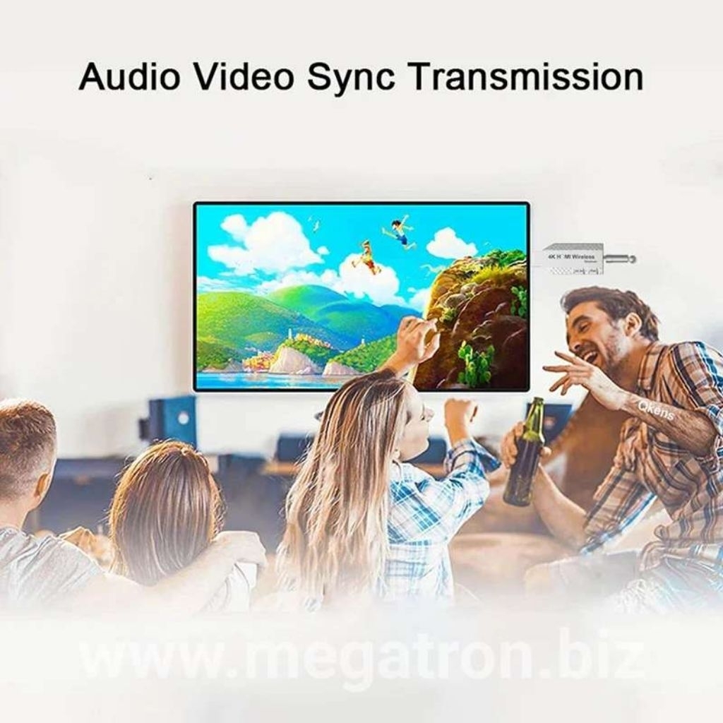 Wireless HDMI Transmitter Receiver - Support Resolusi 4K- Up to 50m