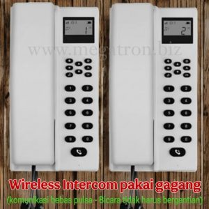 Wireless Intercom Interphone - Bicara 2 arah tanpa bergantian - Support 999 unit - Interkom tanpa kabel
