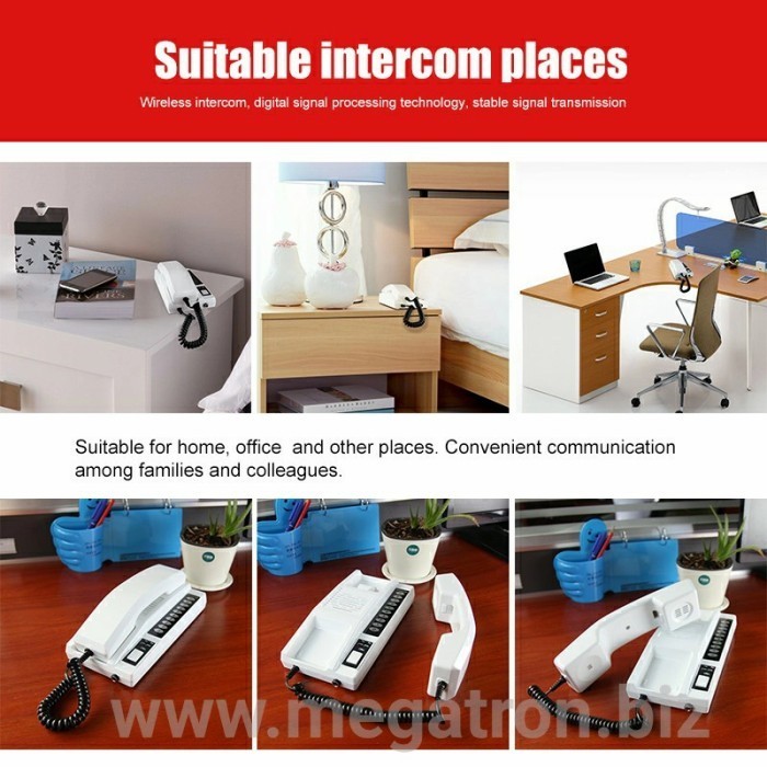 Wireless Intercom up to 500m - Komunikasi 2 arah tanpa bergantian