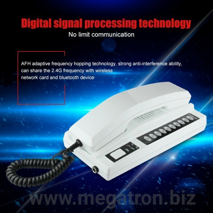 Wireless Intercom up to 500m - Komunikasi 2 arah tanpa bergantian