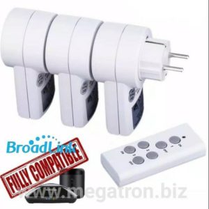 Wireless Remote Socket On/Off 3 in 1 - Saklar On/off pakai remote - jarak 20m
