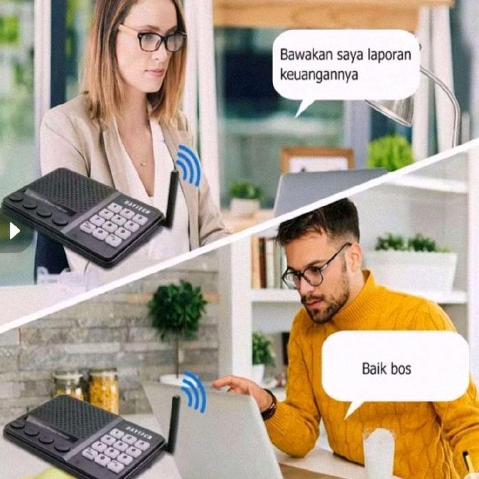 9-channel Wireless Intercom (Interkom Tanpa Kabel (up to 500m)