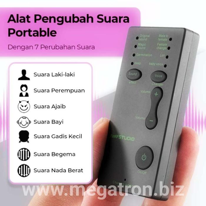 Alat Pengubah Suara (Voice Changer) - Bisa untuk Telepon / Handphone