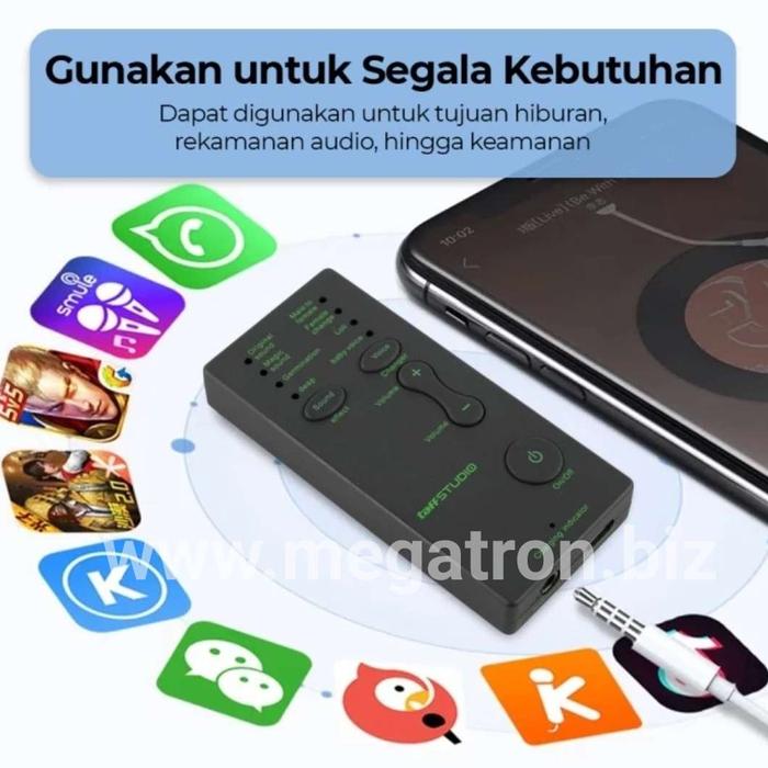 Alat Pengubah Suara (Voice Changer) - Bisa untuk Telepon / Handphone