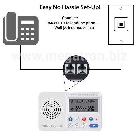 Digital Auto Telephone Recorder (simpan no telpon)