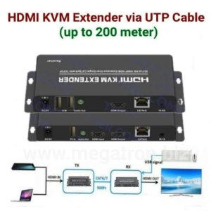 HDMI KVM USB (Mouse keyboard) Extender via UTP Cable - Up to 200 meter