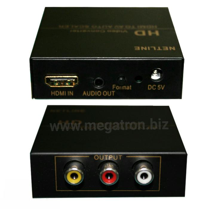 Konverter HDMI to RCA (CVBS) Composite - High Quality