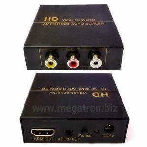 RCA to HDMI Converter - Auto scaler - Kualitas Bagus