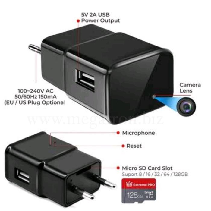 Wifi IP Camera Berbentuk Charger
